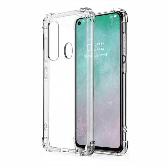 Blogy Galaxy A60 ile Uyumlu Crystal Fit Kılıf Crystal Clear ürün görseli 1