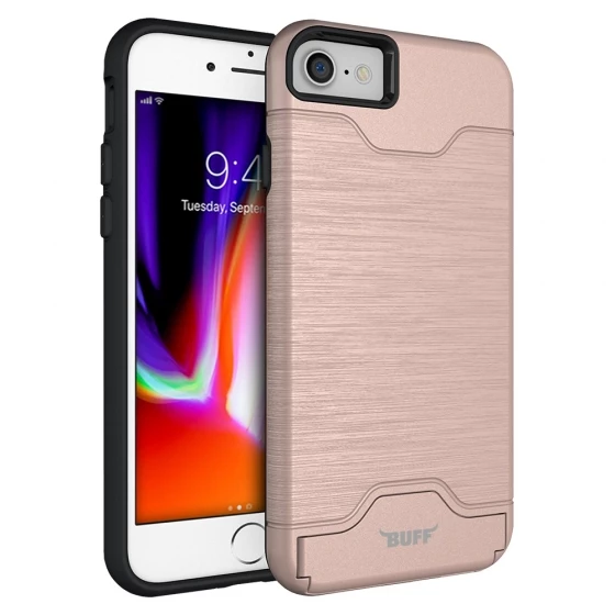 Buff iPhone 8/7 ile Uyumlu Slim Folder Kılıf Rose Gold ürün görseli 1