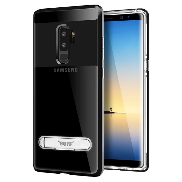 Buff Galaxy S9 Plus ile Uyumlu Air Bumper Kılıf Black ürün görseli 1