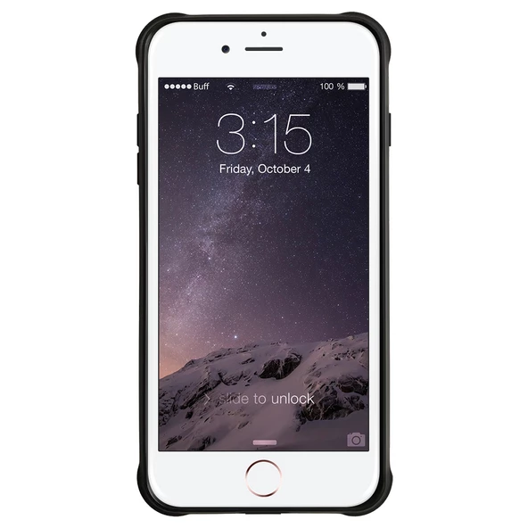 Buff iPhone 7 Plus ile Uyumlu Black Armor Kılıf - Resim 3