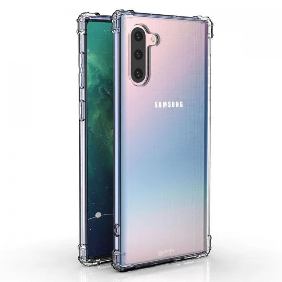 Blogy Galaxy Note 10 ile Uyumlu Crystal Fit Kılıf Crystal Clear ürün görseli 1