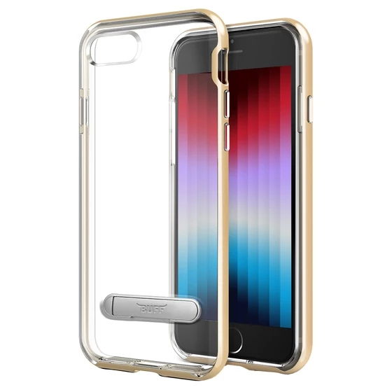 Buff iPhone Se 2022 ile Uyumlu Air Bumper Kılıf Gold ürün görseli 1