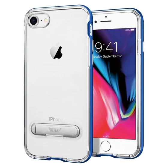 Buff iPhone 8/7 ile Uyumlu Air Bumper Kılıf Blue ürün görseli 1
