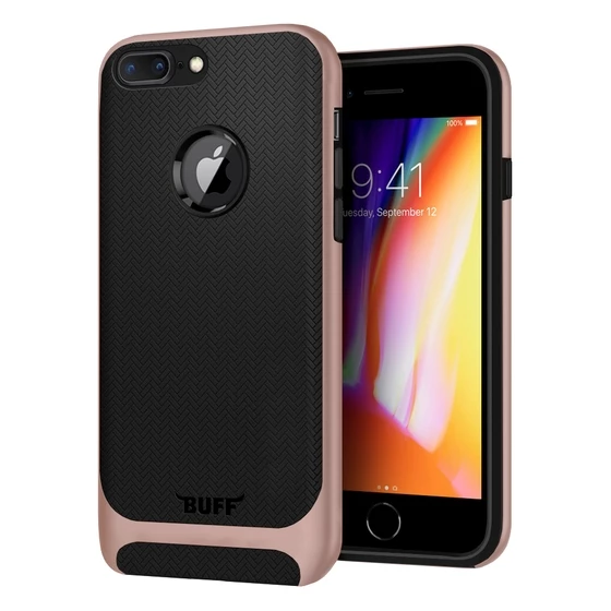 Buff iPhone 8 Plus ile Uyumlu New Armor Kılıf Rose Gold ürün görseli 1
