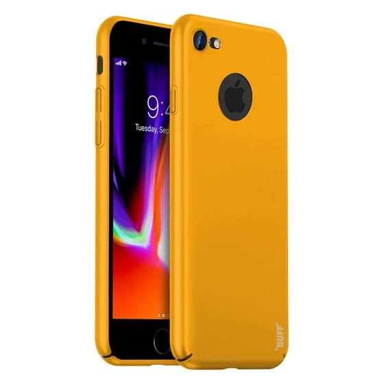 Buff iPhone 8 ile Uyumlu Slim Fit Kılıf Yellow ürün görseli 1