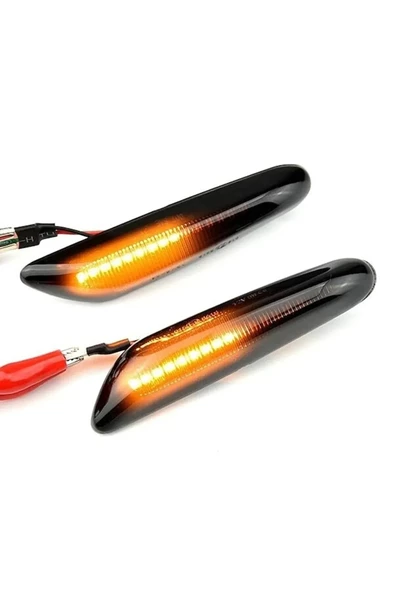 Bmw E60 E61 E90 E91 E92 E93 E 46 Kayar Ledli Çamurluk Sinyali Sag Sol Takım - Resim 2