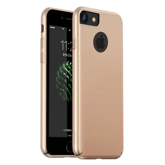 Buff iPhone 7 ile Uyumlu Slim Fit Kılıf Gold ürün görseli 1