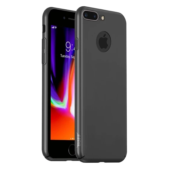 Buff iPhone 8 Plus ile Uyumlu Slim Fit Kılıf Space Gray ürün görseli 1