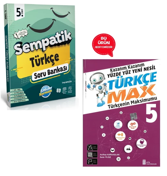 5.Sınıf Sempatik Türkçe Soru Bankası (Hediyeli) ürün görseli 1