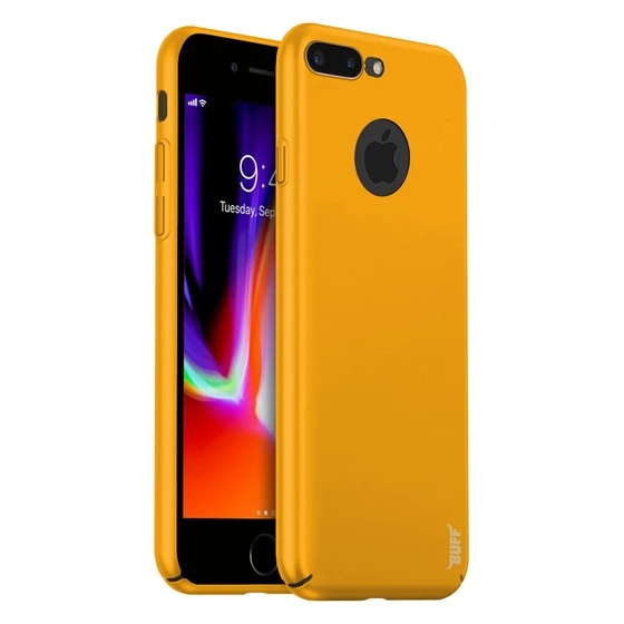 Buff iPhone 8 Plus ile Uyumlu Slim Fit Kılıf Yellow ürün görseli 1