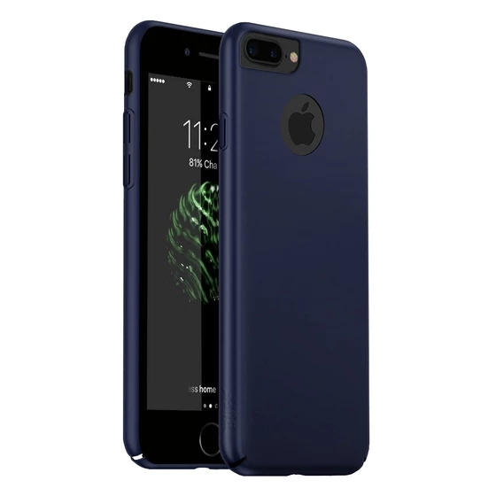 Buff iPhone 7 Plus ile Uyumlu Slim Fit Kılıf Dark Blue ürün görseli 1