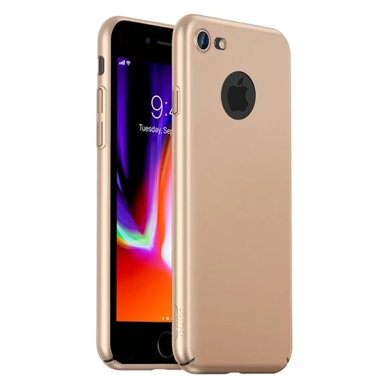 Buff iPhone 8 ile Uyumlu Slim Fit Kılıf Gold ürün görseli 1