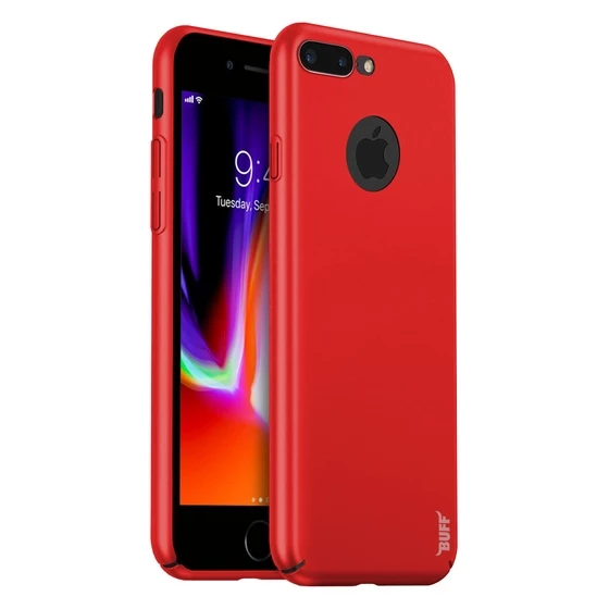 Buff iPhone 8 Plus ile Uyumlu Slim Fit Kılıf Red ürün görseli 1