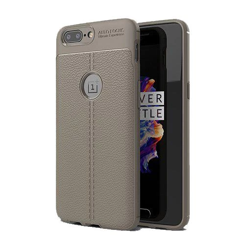 Zore One Plus 5 ile Uyumlu Niss Silikon Kılıf Gri ürün görseli 1