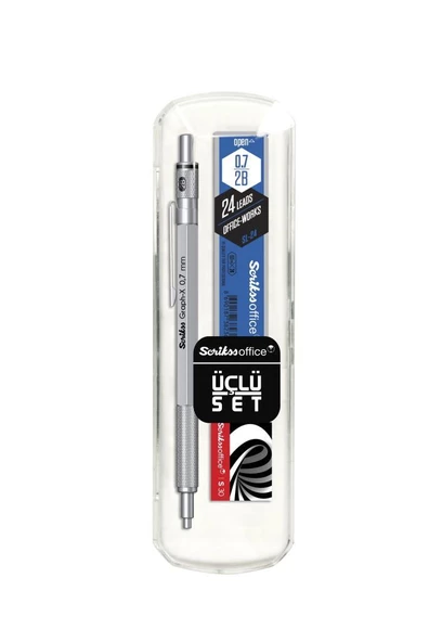 Graph-x Metal Versatil Kalem+Silgi+Min 0.7 ürün görseli 1