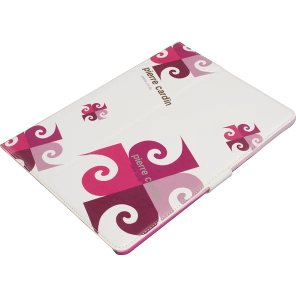Pierre Cardin iPad 5/Air ile Uyumlu Suni Deri Tablet Kılıfı Pembe PCA-P02 ürün görseli 1