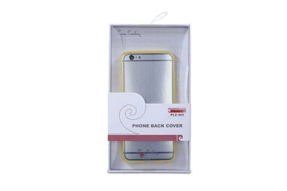 Pierre Cardin iPhone 6 ile Uyumlu Silikon Arka Koruma Paneli Sarı PCZ-S05 ürün görseli 1