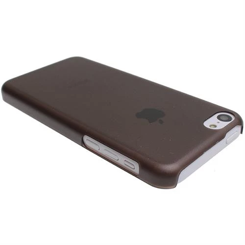 iPhone 5C ile Uyumlu 0,3mm Ultra Slim Sert Kauçuk Kılıf Gri ürün görseli 1