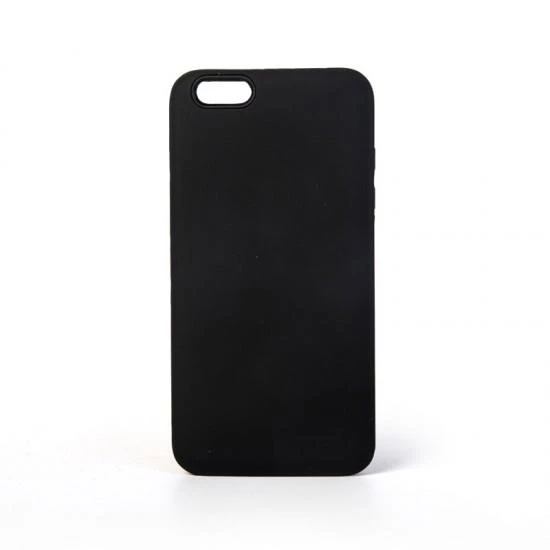 iPhone 6/6S ile Uyumlu Rubber Kılıf Siyah ürün görseli 1