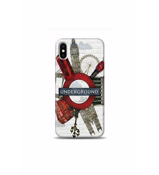 Galaxy S6 Edge ile Uyumlu London Underground Desenli Kılıf ürün görseli 1