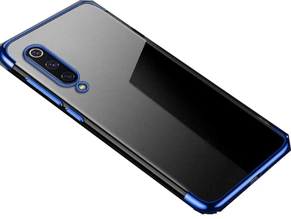 Zore Mi 9 ile Uyumlu Glitter Silikon Kılıf Mavi ürün görseli 1