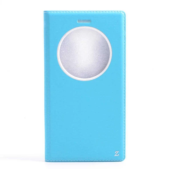 Zore G4 Beat ile Uyumlu Dolce Serisi Kapaklı Kılıf Turkuaz ürün görseli 1