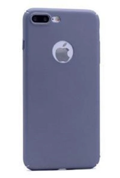 iPhone 7 Plus ile Uyumlu Rubber Sert Kılıf Füme ürün görseli 1