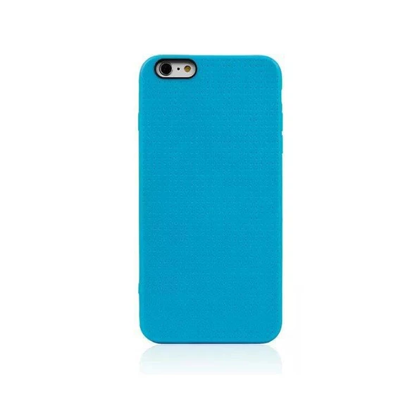 iPhone 6S Plus/6 Plus ile Uyumlu Nokta Desen Silikon Kılıf Mavi ürün görseli 1