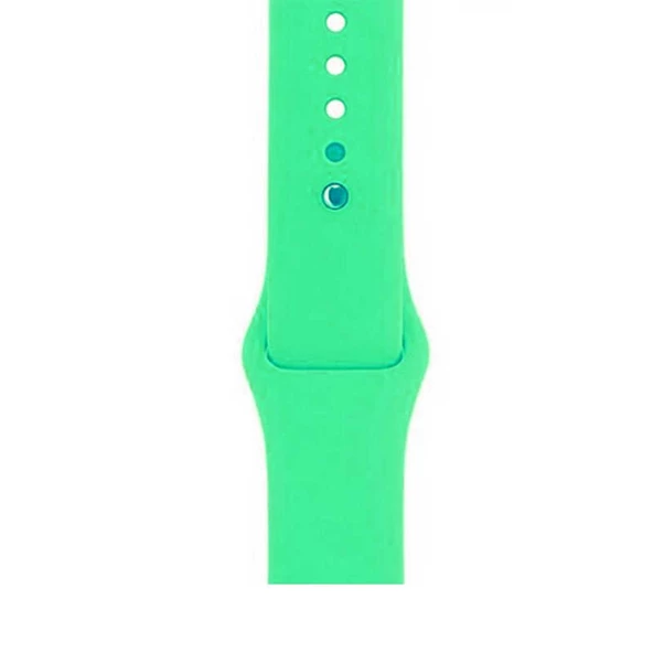 Zore Apple Watch ile Uyumlu 42mm Silikon Kayış Su Yeşili ürün görseli 1