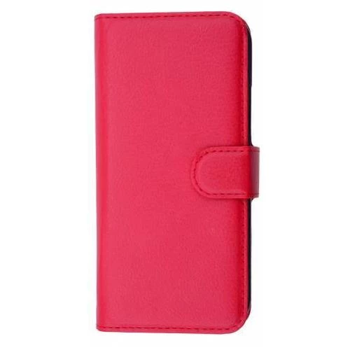 One M8 Mini ile Uyumlu Yan Model Kartlıklı Cüzdanlı Kılıf Kırmızı ürün görseli 1