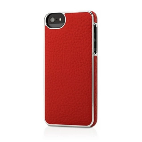Adopted iPhone SE/5S/5 ile Uyumlu Deri Wrap Kılıf Kırmızı APH11156 ürün görseli 1