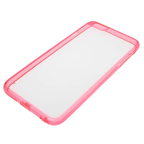 iPhone 6S Plus/6 Plus ile Uyumlu Kılıf Silikon Lims Şeffaf Pembe ürün görseli 1
