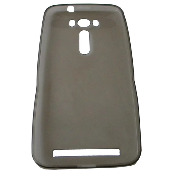 Zenfone 2 ile Uyumlu 0.2mm Soft Silikon Kılıf Siyah ürün görseli 1