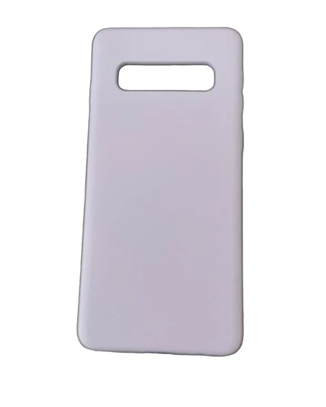 Galaxy S10 ile Uyumlu Cappy Silikon Kılıf Lila ürün görseli 1