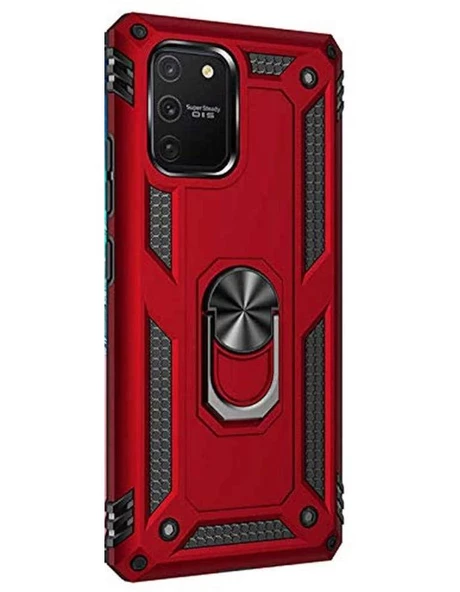 Galaxy S10 Lite ile Uyumlu Vega Silikon Kılıf Kırmızı ürün görseli 1
