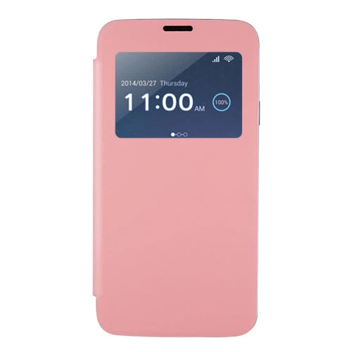 Anymode G900 Galaxy S5 ile Uyumlu View Flip Cover Kılıf Pembe ürün görseli 1