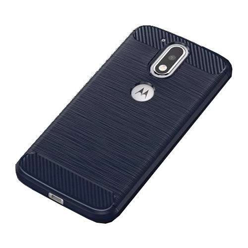 Moto G4 Plus ile Uyumlu Room Silikon Kılıf Lacivert ürün görseli 1