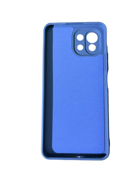 Mi 11 Lite ile Uyumlu Cappy Silikon Kılıf Lacivert ürün görseli 1