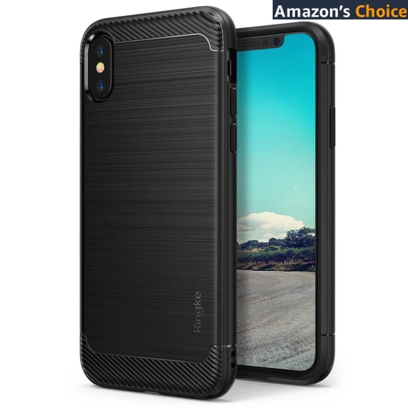 Ringke Onyx iPhone X ile Uyumlu Black ürün görseli 1