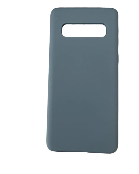Galaxy S10 ile Uyumlu Cappy Silikon Kılıf Lacivert ürün görseli 1