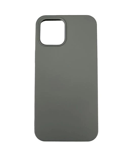 iPhone 12 Pro Max ile Uyumlu Cappy Silikon Kılıf Yeşil ürün görseli 1