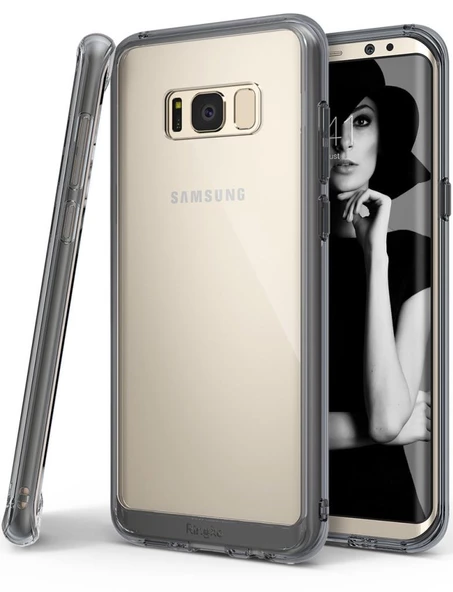 Ringke Fusion Galaxy S8 ile Uyumlu Kılıf Smoke Black ürün görseli 1