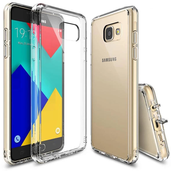 Ringke Fusion Galaxy A9 2016 ile Uyumlu Kılıf Crystal Clear ürün görseli 1