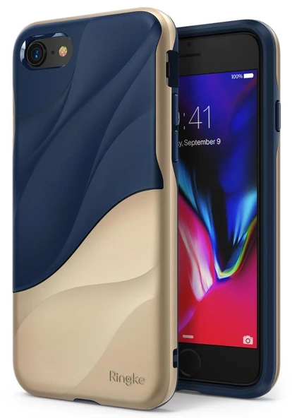 Ringke Wave iPhone 7/8 ile Uyumlu KIlıf Marina Gold ürün görseli 1