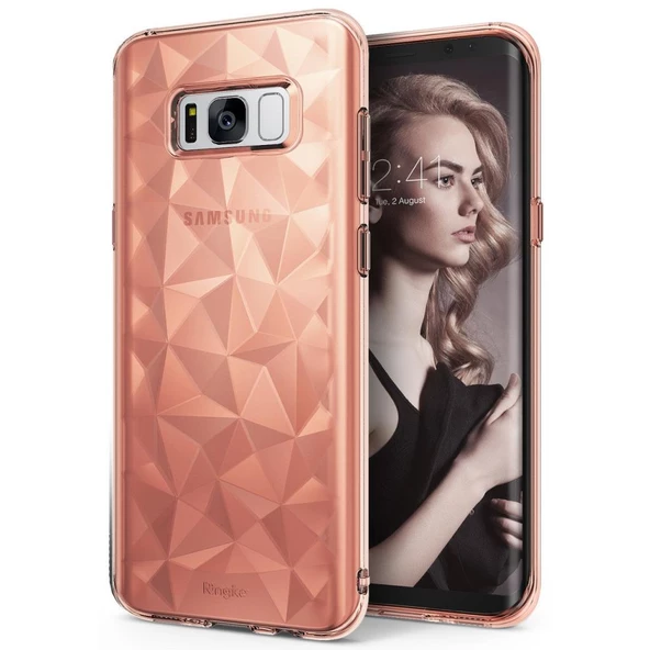 Ringke Air Prism 3D Elmas Yansıması Galaxy S8 ile Uyumlu Kılıf Rose Gold ürün görseli 1