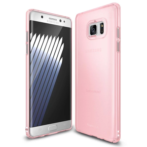 Ringke Slim Frost Galaxy Note 7 FE ile Uyumlu Kılıf Pink ürün görseli 1
