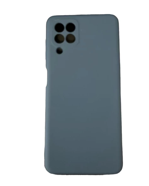 Galaxy A22 ile Uyumlu Cappy Silikon Kılıf Lacivert ürün görseli 1