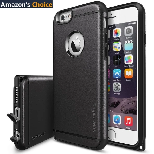 Ringke Max iPhone 6s Plus/ 6 Plus ile Uyumlu KIlıf Black ürün görseli 1