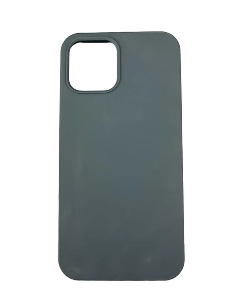 iPhone 12 Pro Max ile Uyumlu Cappy Silikon Kılıf Lacivert ürün görseli 1