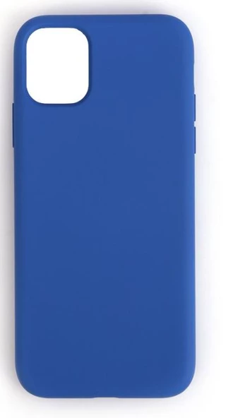 iPhone 11 Pro Max ile Uyumlu Cappy Silikon Kılıf Lacivert ürün görseli 1